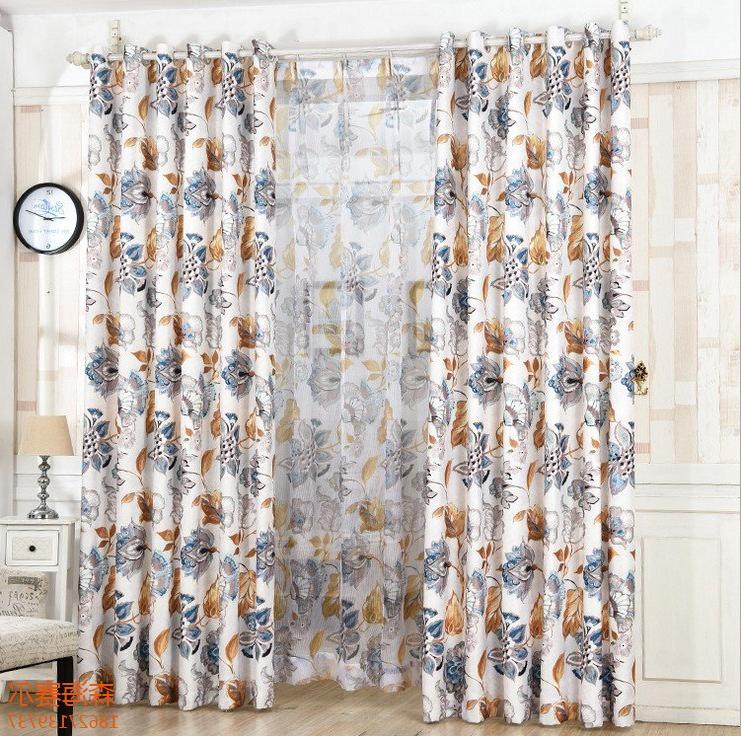 Flannel office curtains